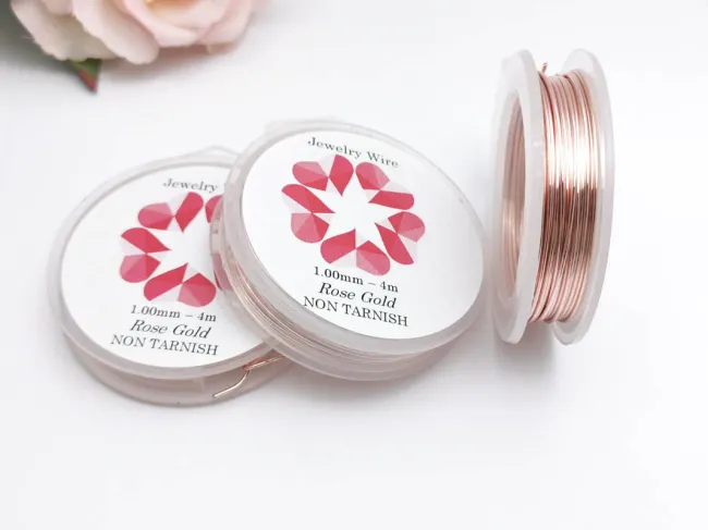 Sarma non tarnish 1mm rose gold (4m)