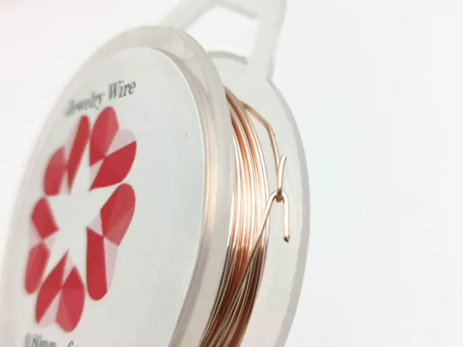 Sarma non tarnish 0.8mm rose gold (6m)