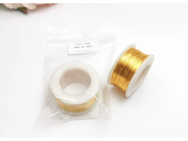 Sarma non tarnish 0.30mm gold (55m)