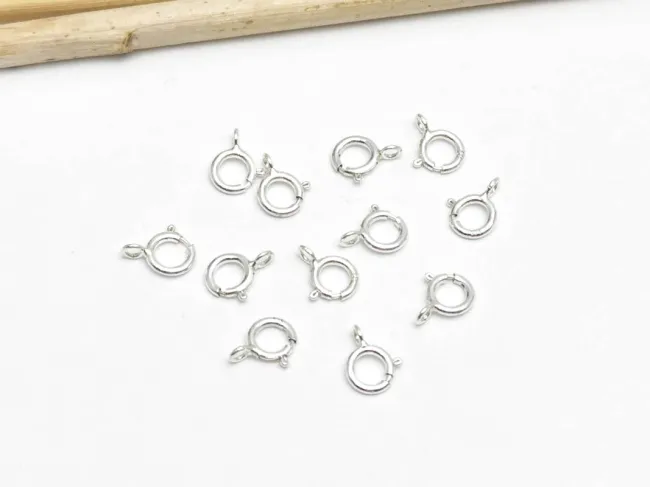 Inchizatoare rotunda Argint 925 - 7x5mm (1buc)