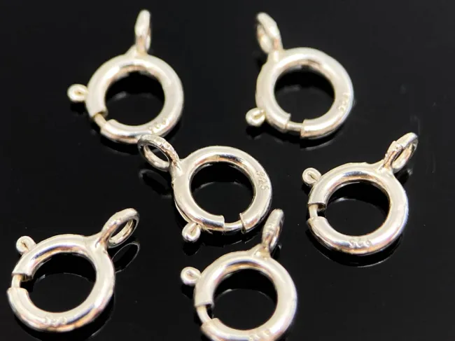 Inchizatoare rotunda Argint 925 - 7x5mm (1buc)
