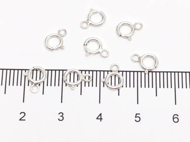 Inchizatoare rotunda Argint 925 - 7x5mm (1buc)