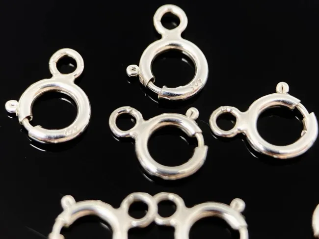 Inchizatoare rotunda Argint 925 - 7x5mm (1buc)