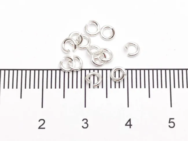 Zale argint 925 - 4mm, grosime 0.8mm (1buc)