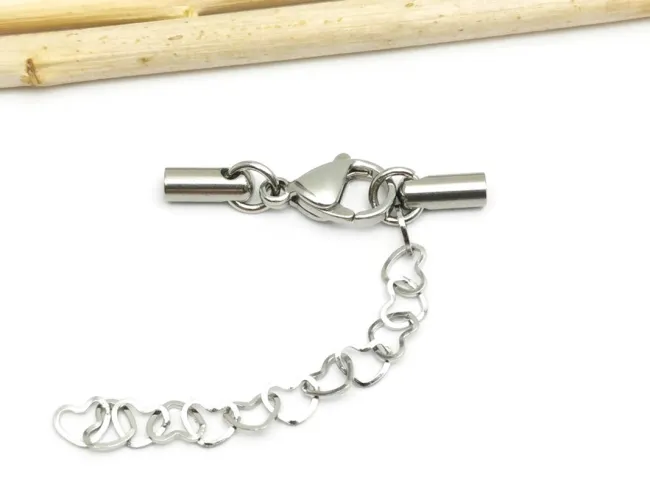 Inchizatoare otel inoxidabil cu capat de snur si prelungitor