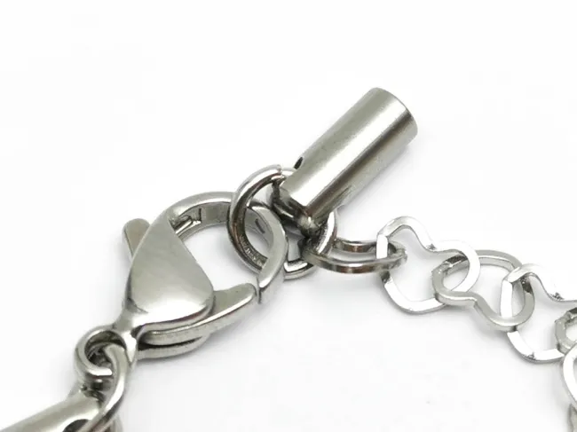 Inchizatoare otel inoxidabil cu capat de snur si prelungitor