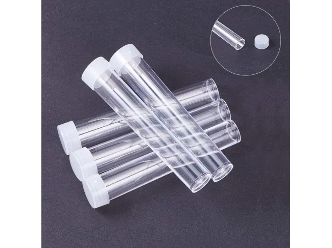 Cutie tub tip eprubeta plastic 76x13.5mm