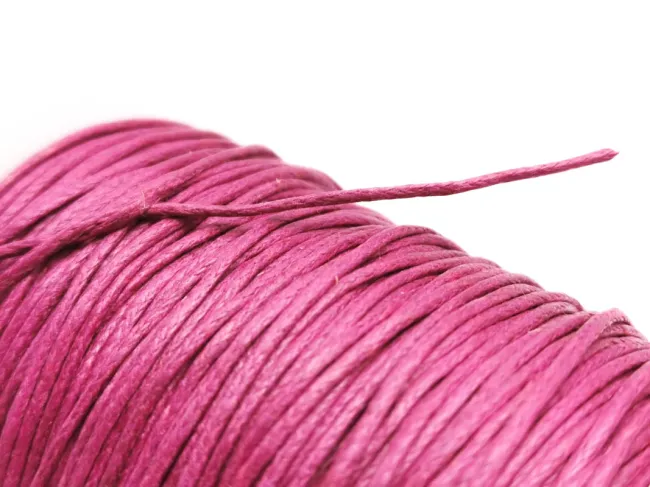 Rola ata bumbac cerata grosime 1mm visiniu (80m)