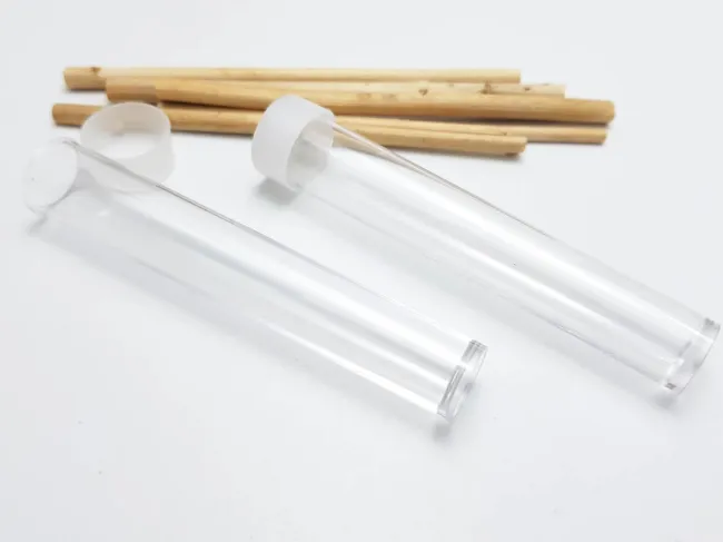 Cutie tub tip eprubeta plastic 76x13.5mm