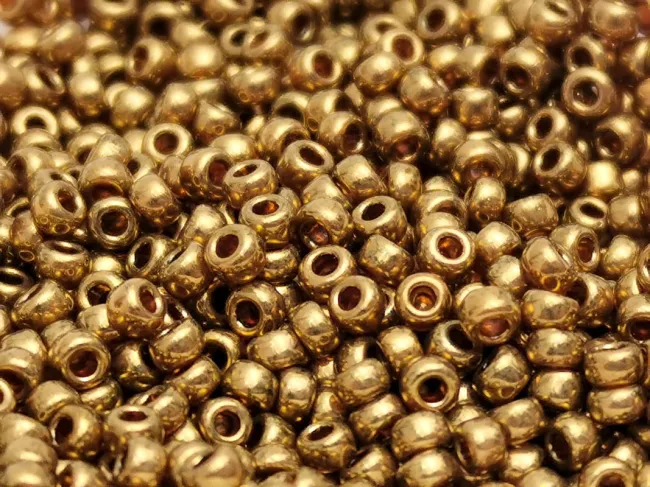 Miyuki Rocailles Rotunde 11/0 Metallic Light Bronze (10g)