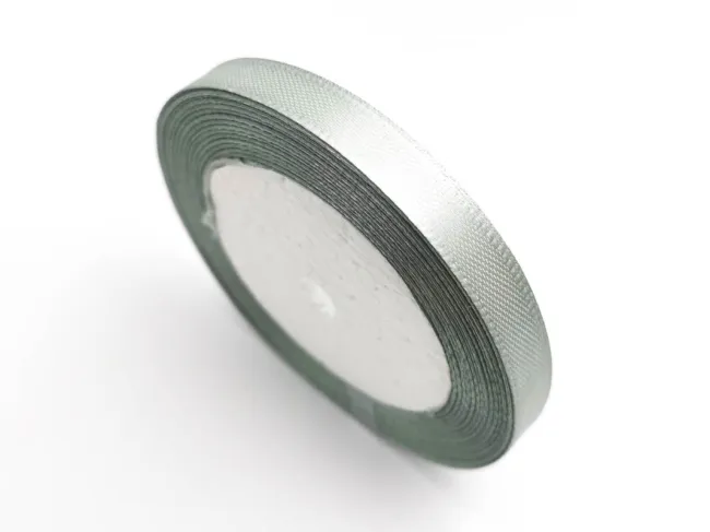 Panglica saten latime 10mm gri (22m)