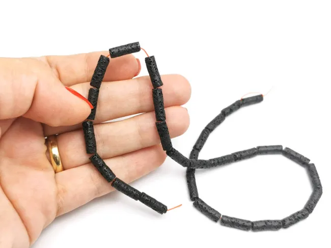 Sirag lava tub 13x4mm negru