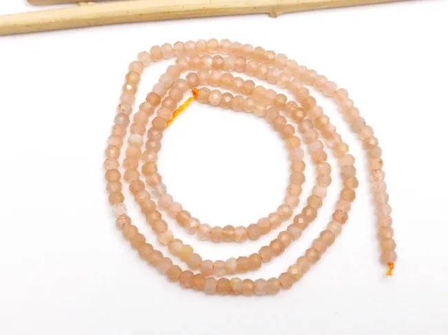 Sirag piatra soarelui rondele microfatetat 3x2mm