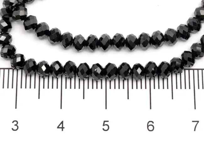 Sirag spinel rondel microfatetat 4x3~2.5mm