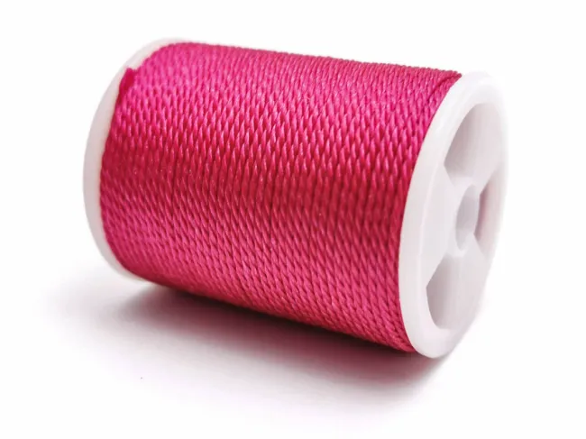 Rola snur nylon impletit grosime 1mm magenta (11m)