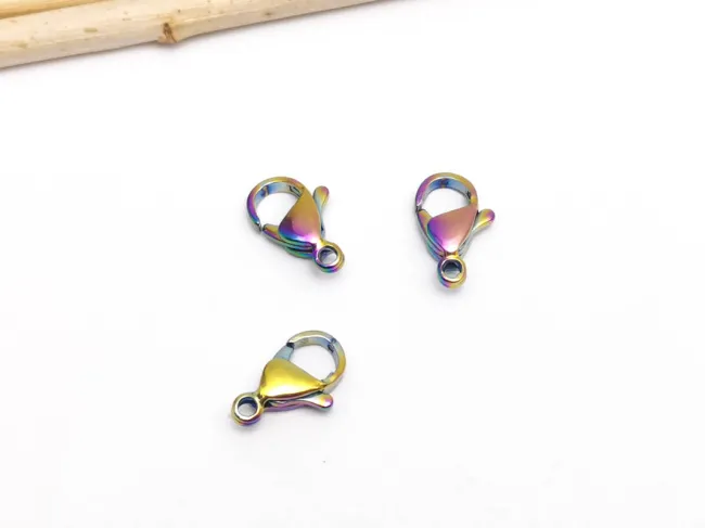Inchizatoare carabina otel inoxidabil 304 placat IP multicolor 12x8mm