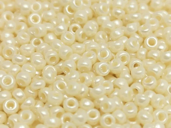 Miyuki Rocailles Rotunde 11/0 Opaque Ceylon Pearl Cream (10g)