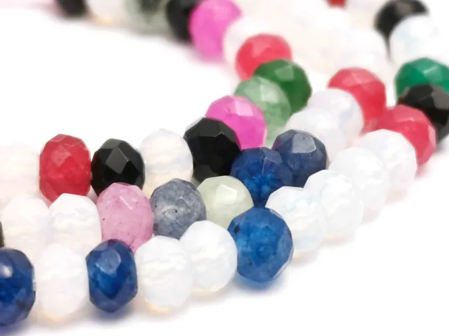 Sirag jad rondel 4x3mm multicolor