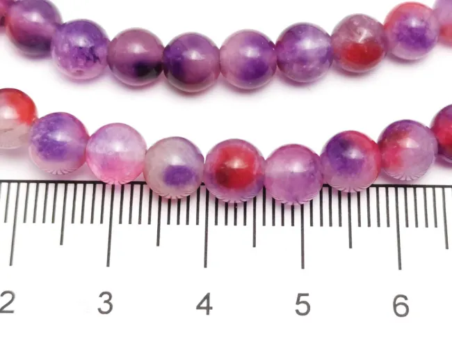 Sirag jad sfere 6mm mov magenta