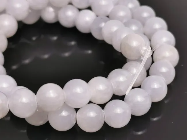 Sirag jad sfere 6mm gri pastel