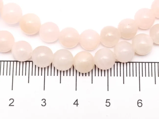 Sirag jad sfere 6mm roz pastel