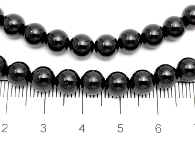 Sirag turmalina neagra 6.5mm