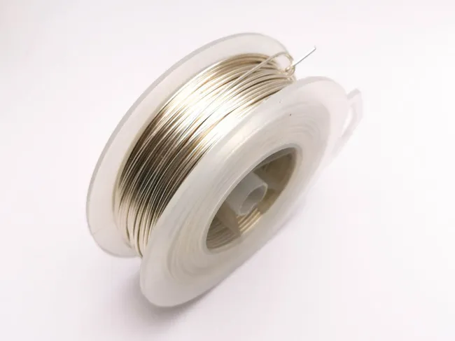 Sarma de modelaj cupru non tarnish grosime 1.25mm placata cu argint (1m)