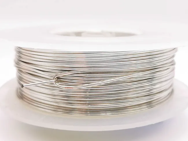 Sarma de modelaj cupru non tarnish grosime 1mm placata cu argint (1m)