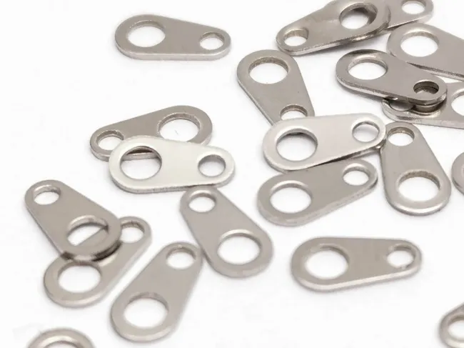 Terminatie lant otel inoxidabil 316 hipoalergenic 9x5mm (1buc)