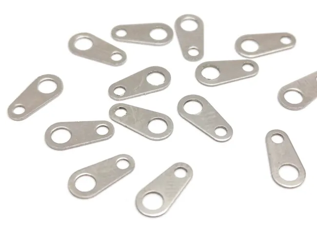 Terminatie lant otel inoxidabil 316 hipoalergenic 8x4x1mm (1buc)