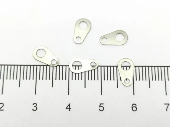 Terminatie lant otel inoxidabil 316 hipoalergenic 8x4x1mm (1buc)