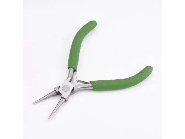 Cleste bijuterii cu falci rotunde cu maner verde