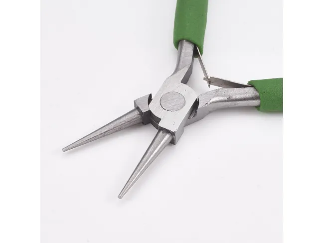 Cleste bijuterii cu falci rotunde cu maner verde