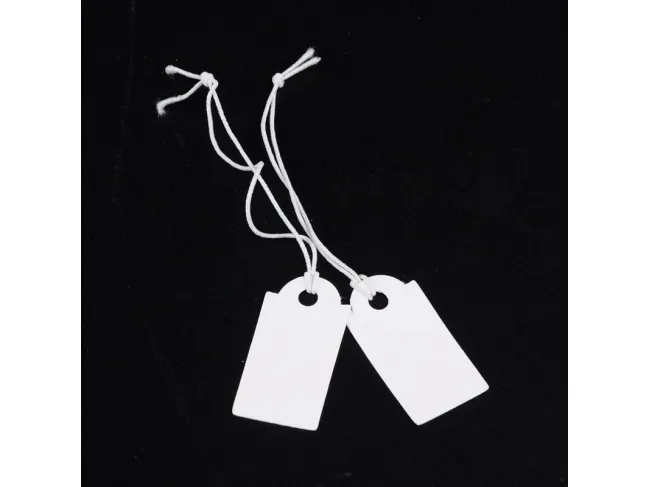 Etichete pentru pret cu ata elastica 26x13x0.3mm (100buc)