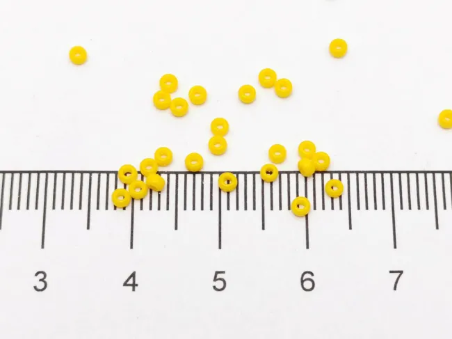 Miyuki Rocailles Rotunde 11/0 Opaque Dark Yellow (10g)