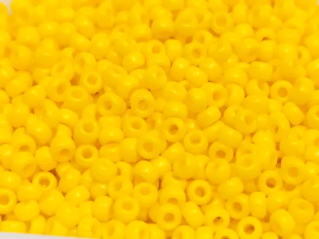 Miyuki Rocailles Rotunde 11/0 Opaque Dark Yellow (10g)