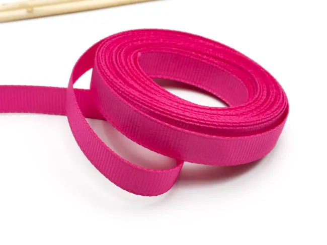 Panglica ripsata latime 10mm fucsia (5m)
