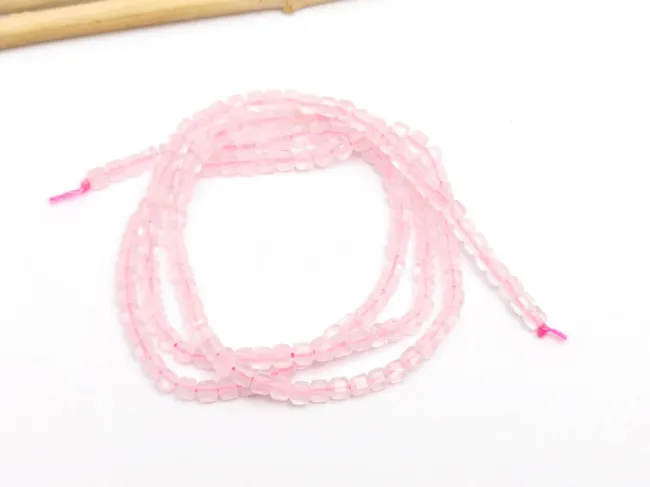 Sirag cuart roz cub 2x2mm
