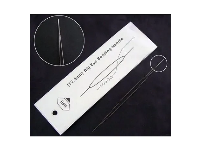 Ace pentru cusut/insirat margele cu gaura mare 88x0.38mm