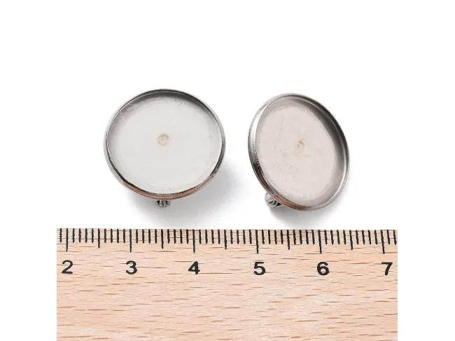 Baza pentru brosa otel inoxidabil 304 platou 18mm