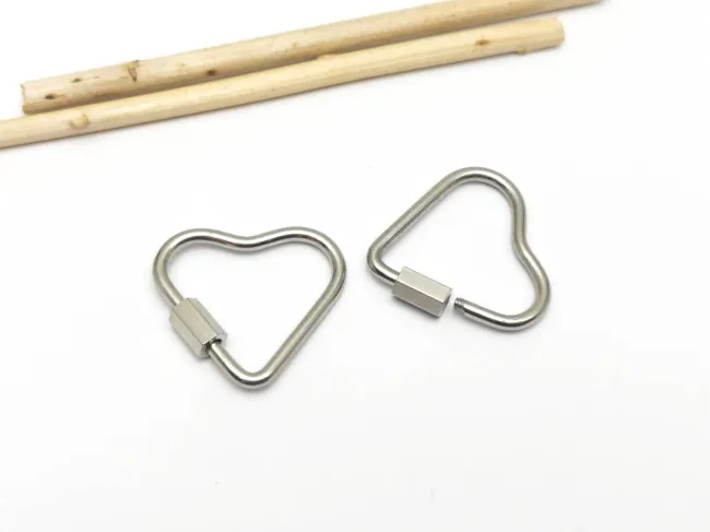 Inchizatoare otel inoxidabil 304 inima 24.5x22x4mm