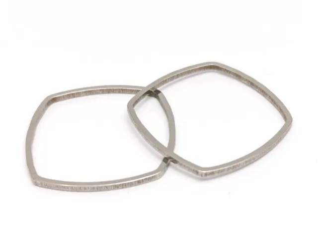 Link otel inoxidabil rombus 20x20x1mm