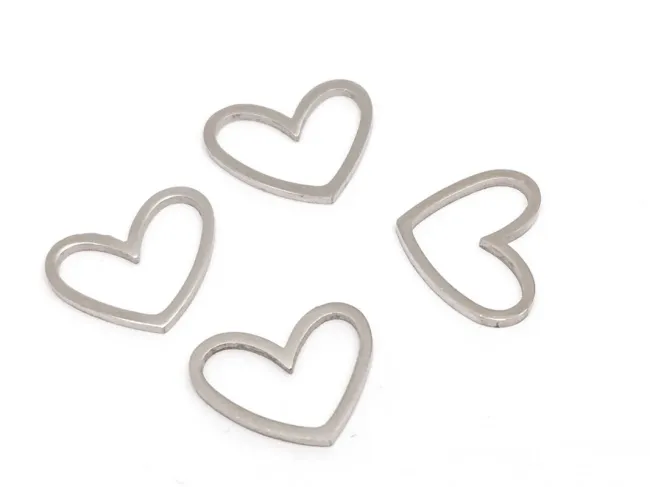 Link otel inoxidabil inima 13x10mm