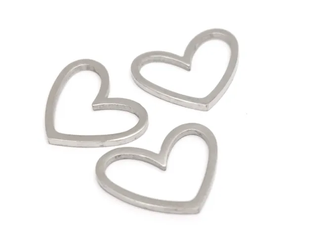 Link otel inoxidabil inima 13x10mm