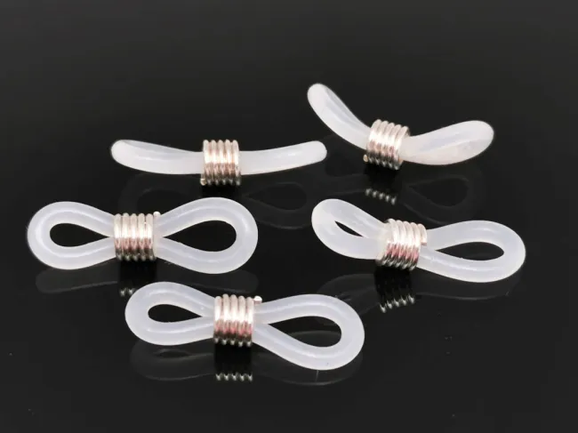 Link silicon pentru snur/lant ochelari (2 buc)