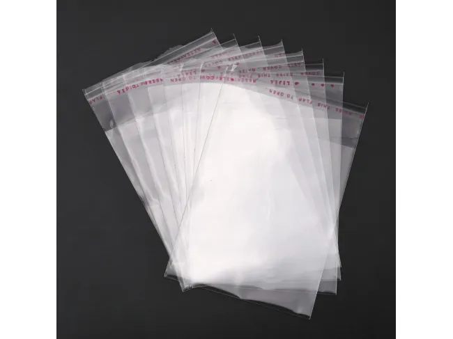 Pungi celofan autoadezive 14.5x10cm, interior 12x10cm (50buc)