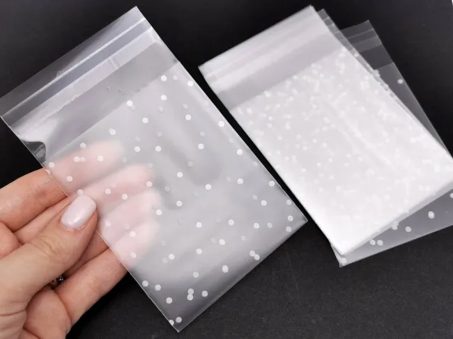 Pungi celofan autoadezive 13x8cm, interior 10x8cm (10buc)