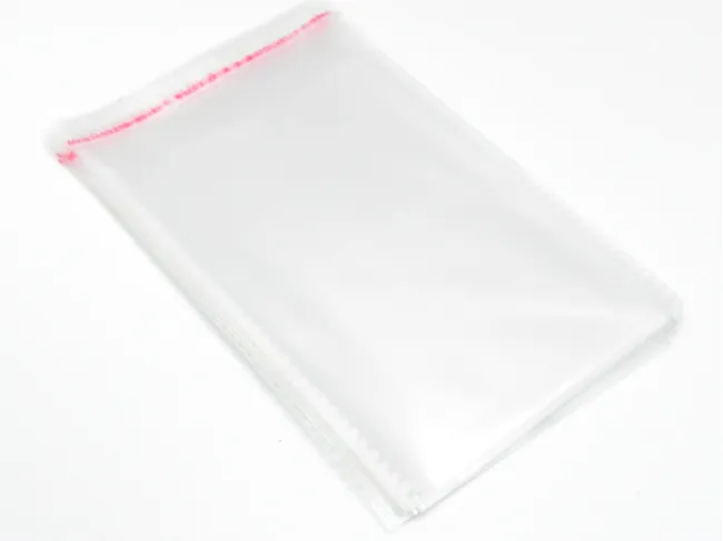 Pungi celofan autoadezive 14.5x10cm, interior 12x10cm (50buc)