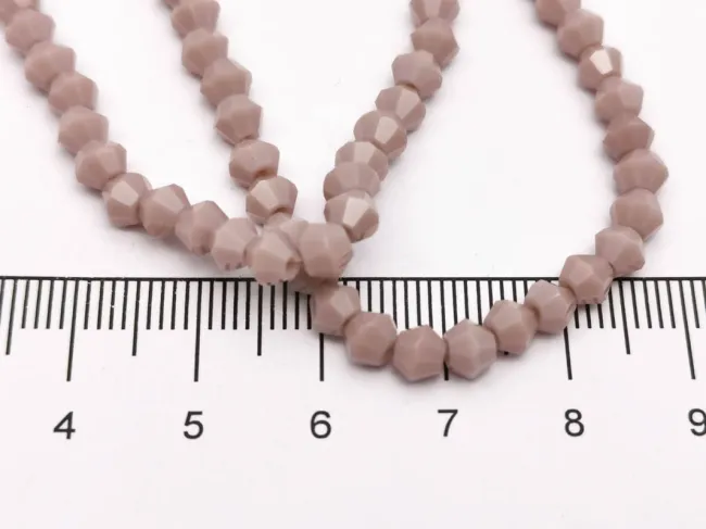 Margele cristal biconic 4mm mov pal opac (sirag)