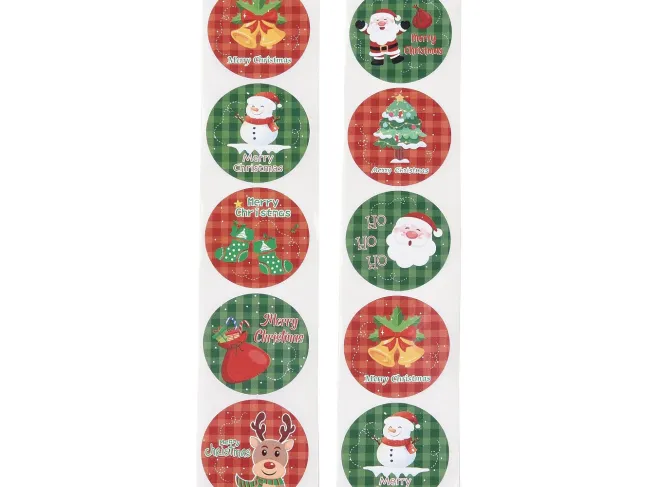 Rola etichete adezive de craciun